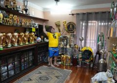 Brazil artisan crafts World Cup trophies