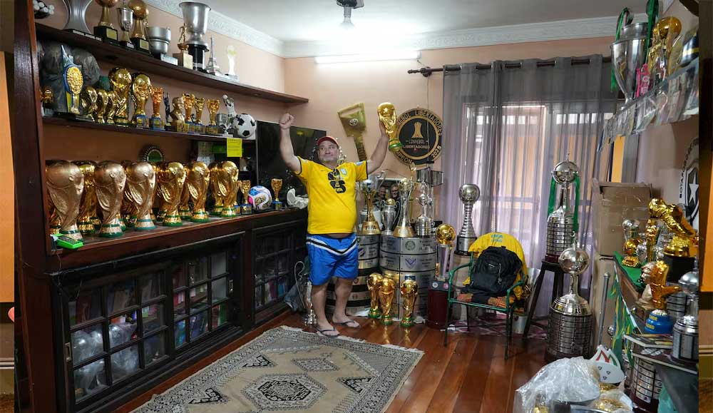 Brazil artisan crafts World Cup trophies
