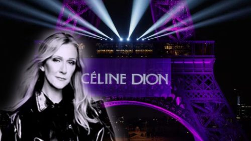 Celine Dion concert in Paris
