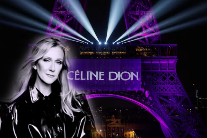 Celine Dion concert in Paris
