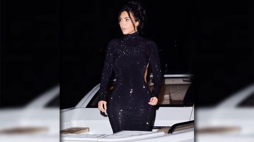 Kim Kardashian - Gucci Thong Dress